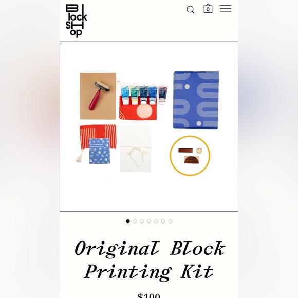 Original Block Shop Block Printing Kit - Picture 2 of 9